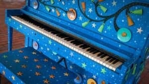 Public piano in Raleigh, North Carolina, United States