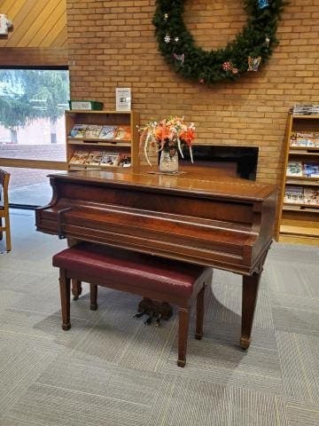 Public piano in Dunbar, West Virginia, United States