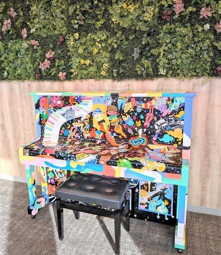 Photo of sorairo piano at 〒577-8521 大阪府東大阪市荒本北1丁目1番1号. City Hall main building, floor 22 observation lobby; 09:00–21:00 except…