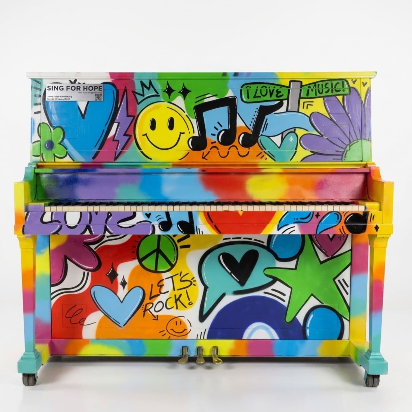 Public piano in City of New York, New York, United States