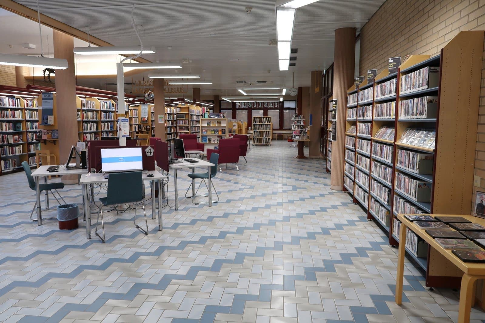 Photo of Kajaani Main Library public piano at Kajaani Main Library, Seminaarinkatu 15, 87100 Kajaani, Finland. A piano listed among the equipment available for visitors at…
