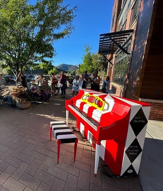 Photo of Broadway — EagleARTS community piano at Broadway, Eagle, Colorado