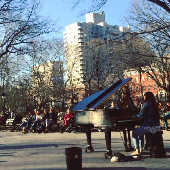 Photo of Washington Square Park at Washington Square Fountain, Washington Square South, Washington Square Village, Manhattan Community Board 2, Manhattan, New York County, New…