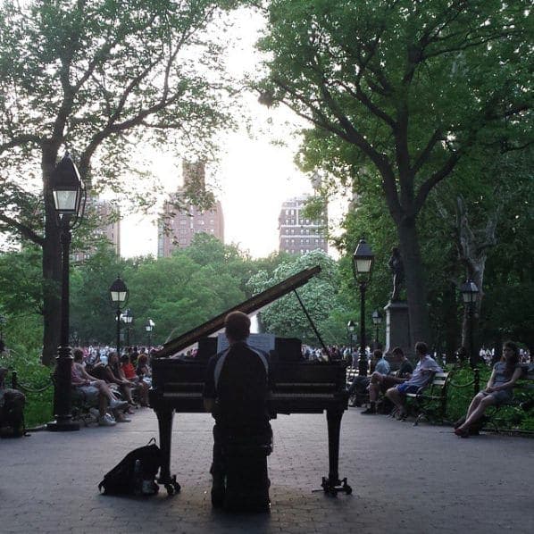 Photo of Washington Square Park at Washington Square Fountain, Washington Square South, Washington Square Village, Manhattan Community Board 2, Manhattan, New York County, New…