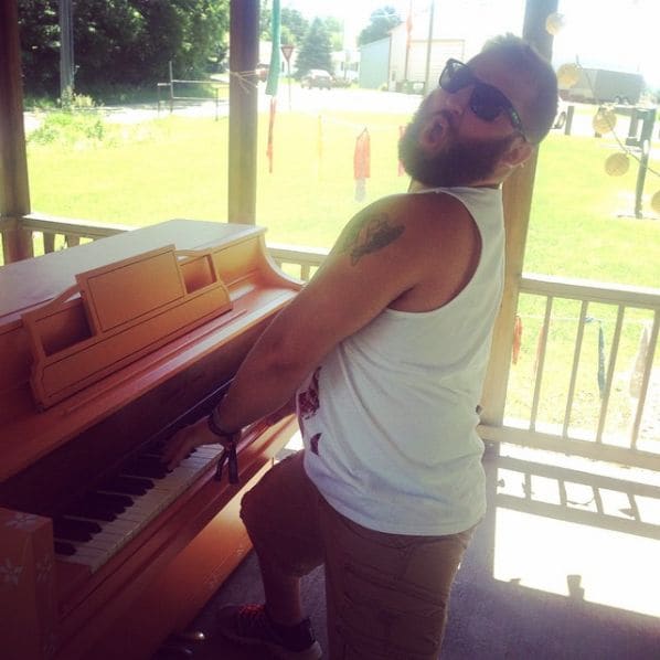 Public piano in Bremer County, Iowa, United States