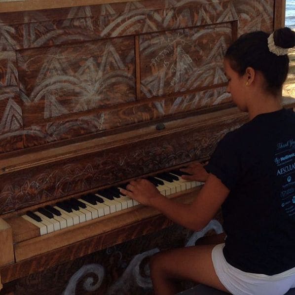 Public piano in Seattle, Washington, United States