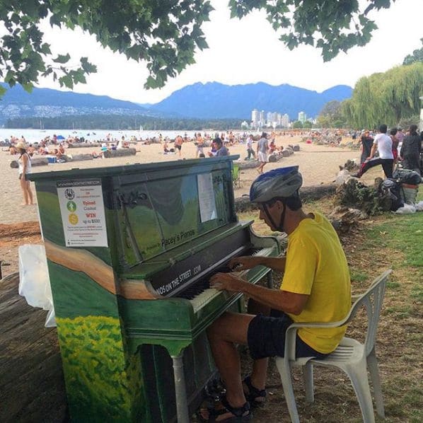 Photo of Kitsilano Beach at The Boathouse Restaurant, Seaside Bike Route, Kitsilano, Vancouver, District of North Vancouver, Metro Vancouver Regional District, British Columbia,…