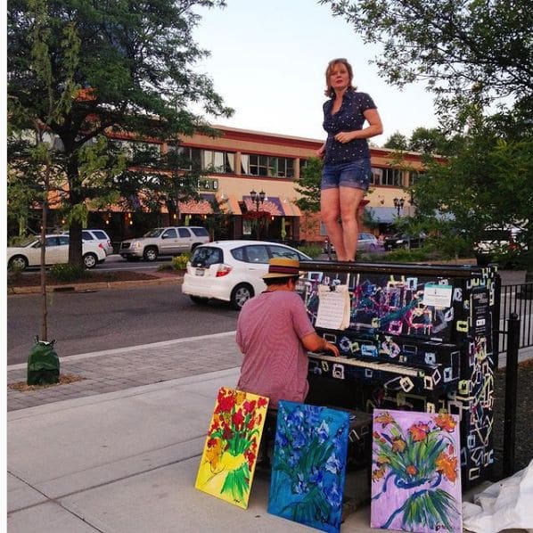 Public piano in Saint Paul, Minnesota, United States