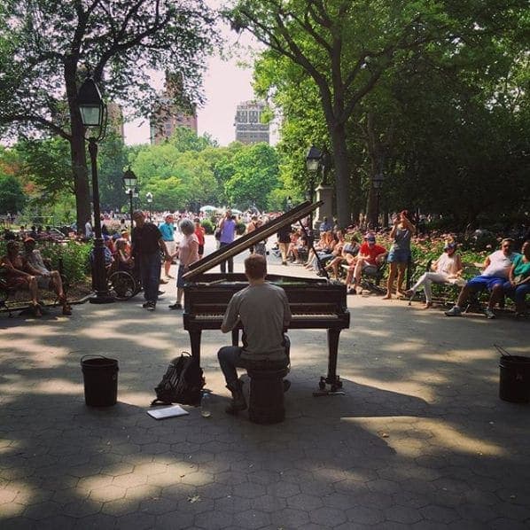 Photo of Washington Square Park at Washington Square Fountain, Washington Square South, Washington Square Village, Manhattan Community Board 2, Manhattan, New York County, New…