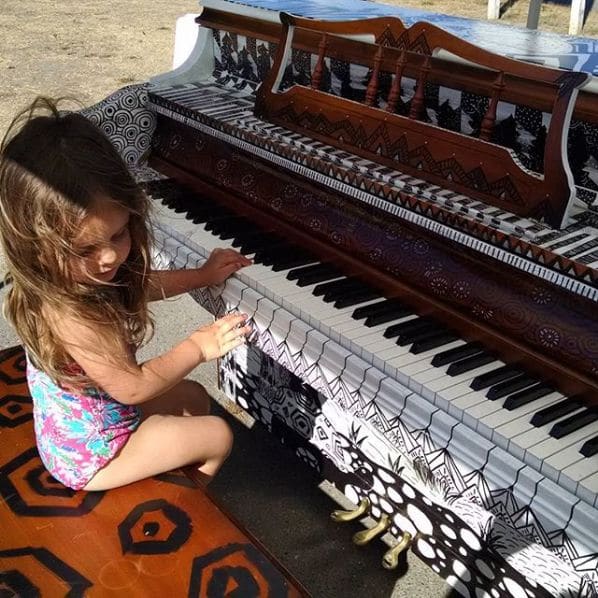 Public piano in Seattle, Washington, United States