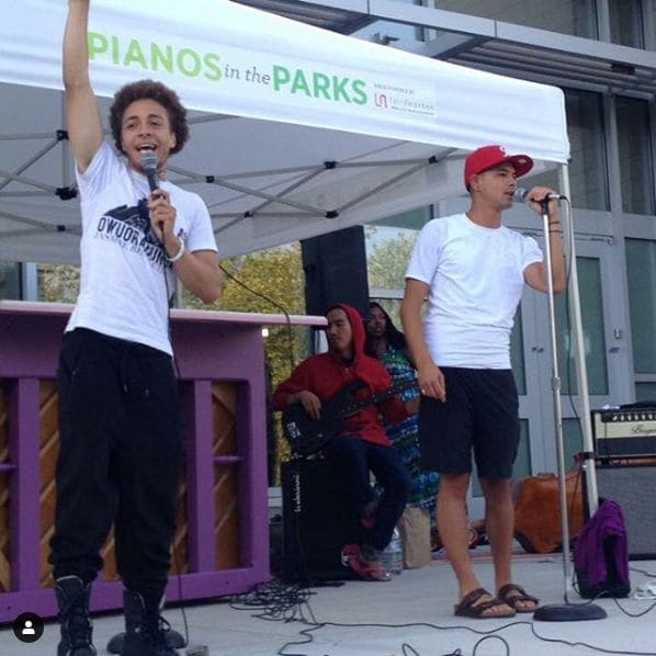Public piano in Seattle, Washington, United States