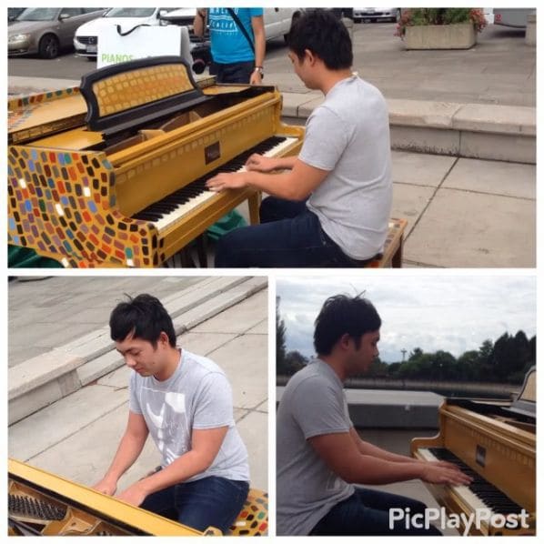 Public piano in Seattle, Washington, United States