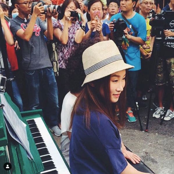 Public piano in Kowloon, Hong Kong, China