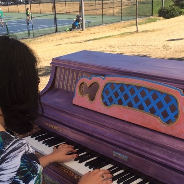 Public piano in Seattle, Washington, United States