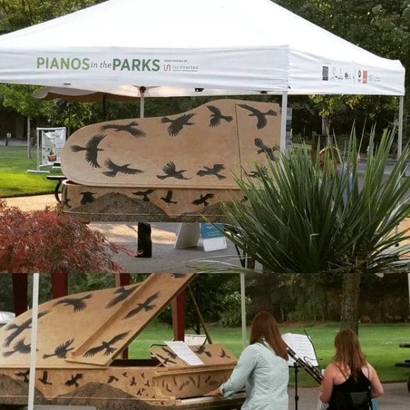 Public piano in King County, Washington, United States