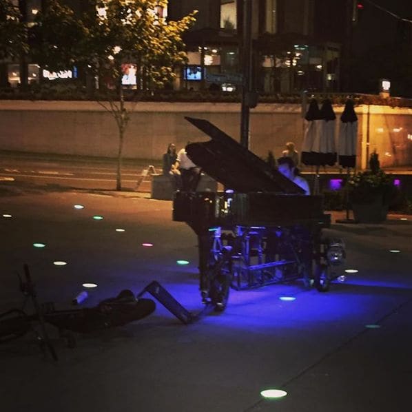 Public piano in Seattle, Washington, United States