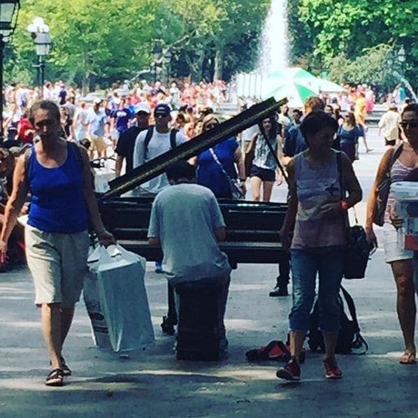 Photo of Washington Square Park at Washington Square Fountain, Washington Square South, Washington Square Village, Manhattan Community Board 2, Manhattan, New York County, New…