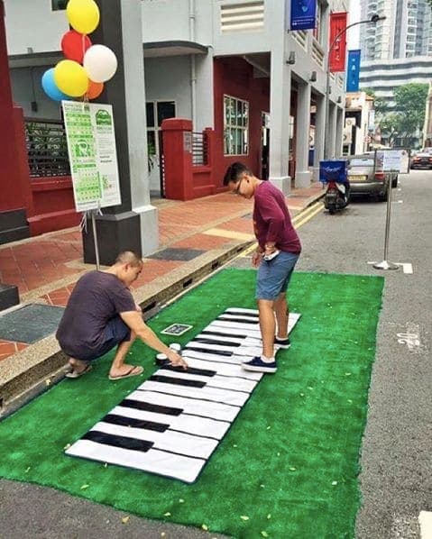 Photo of Aliwal Arts Centre at Aliwal Arts Centre, 30;28, Aliwal Street, Rochor, Central, 198985, Singapore. Did we mention there's a floor keyboard mat set up outside Aliwal…