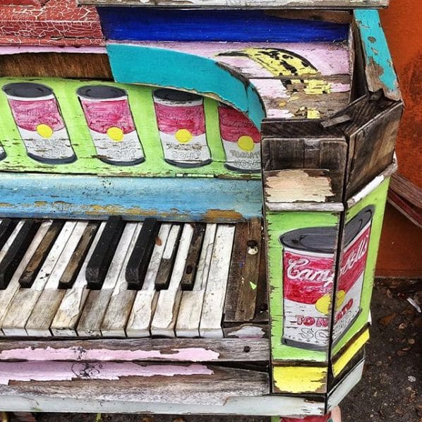 Public piano in Lee County, Alabama, United States