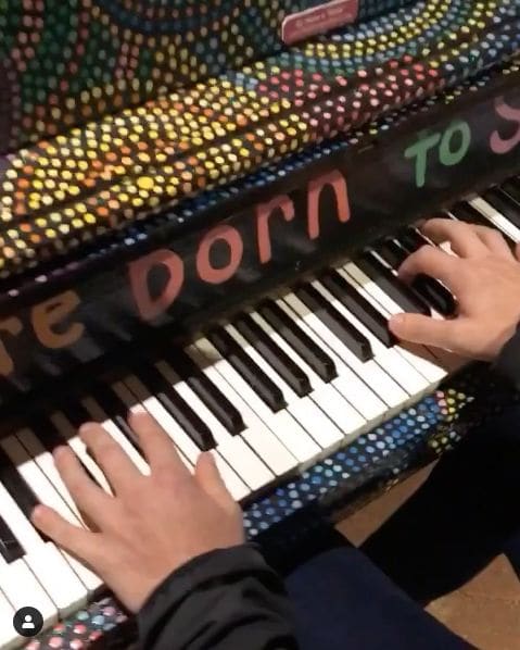 Public piano in Atlanta, Georgia, United States