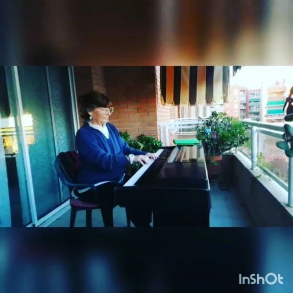 Public piano in Barcelona, Catalonia, Spain
