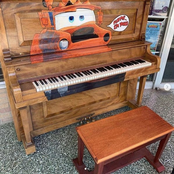 Public piano in Boulder County, Colorado, United States