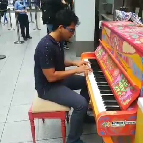 Public piano in County Meath, Ireland