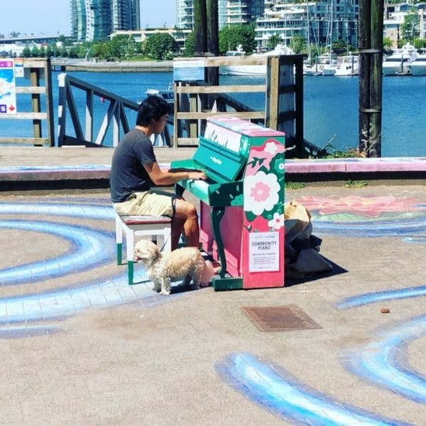 Photo of False Creek Seawall at Husain Rahim Plaza, Fairview, Vancouver, District of North Vancouver, Metro Vancouver Regional District, British Columbia, Canada