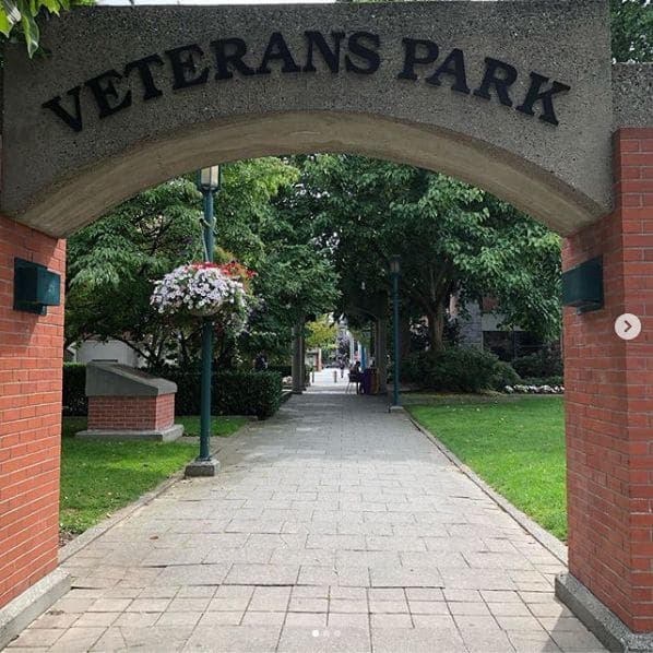 Photo of Port Coquitlam, British Columbia at Shaughnessy St (SB) at McAllister Ave, Shaughnessy Street, Downtown Port Coquitlam, Port Coquitlam, Metro Vancouver Regional…