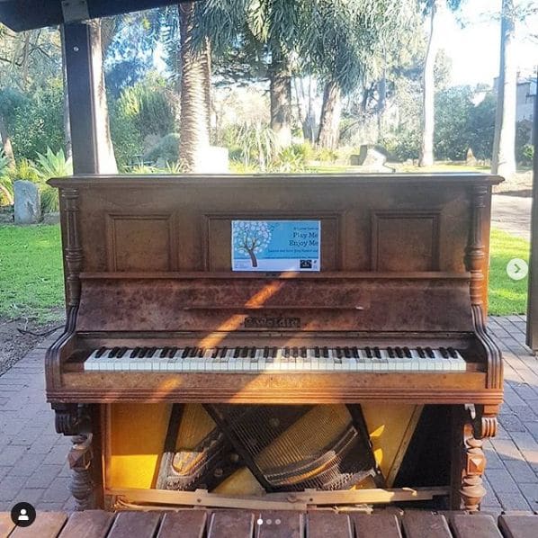 Public piano in Adelaide, South Australia, Australia