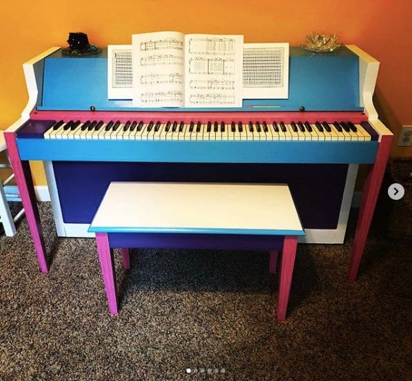 Public piano in Orange County, North Carolina, United States
