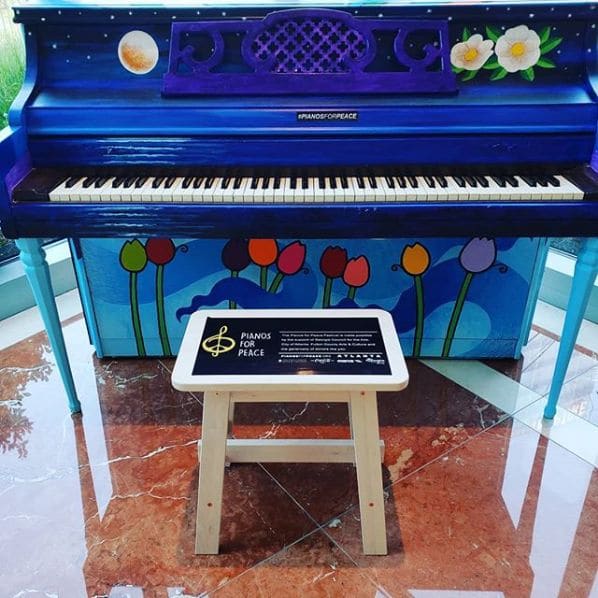 Public piano in Sandy Springs, Georgia, United States