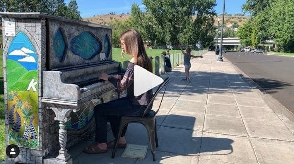 Photo of Klamath Falls, Oregon at EagleRidge High School, 677, South 7th Street, Klamath Falls, Klamath County, Oregon, 97601, United States. Soaking up the summer sun before…