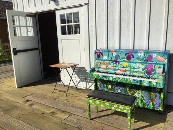 Public piano in Richmond, British Columbia, Canada