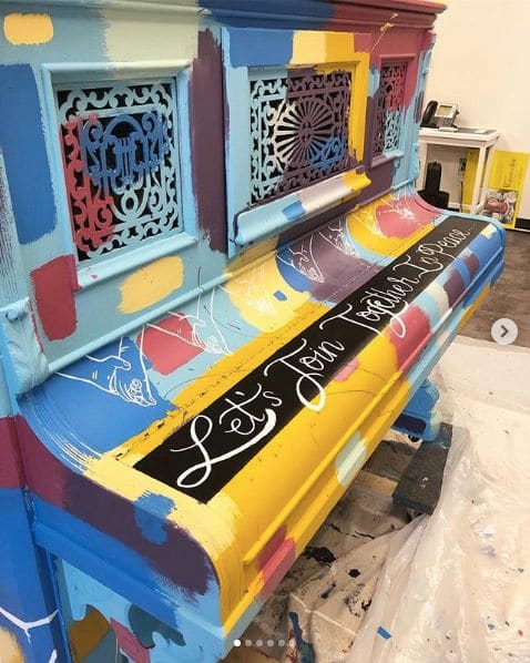 Public piano in Atlanta, Georgia, United States