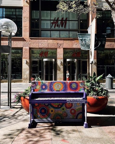 Public piano in Denver, Colorado, United States