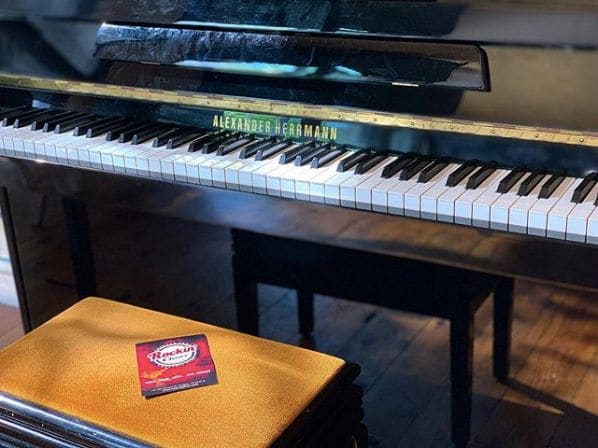 Public piano in Tarragona, Catalonia, Spain