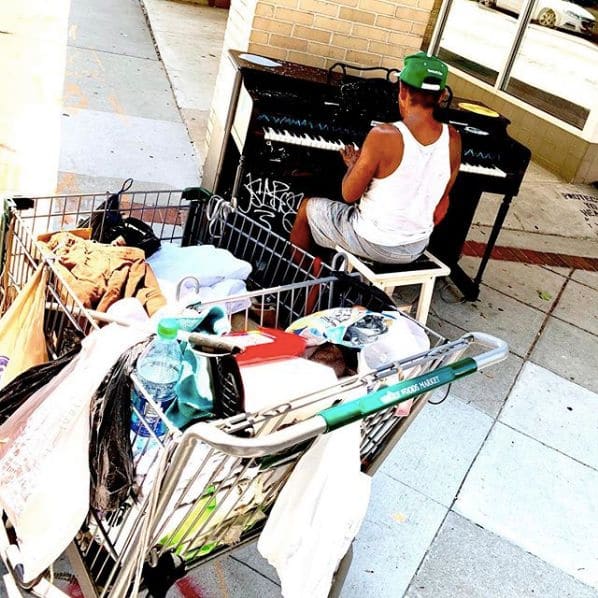 Public piano in Atlanta, Georgia, United States
