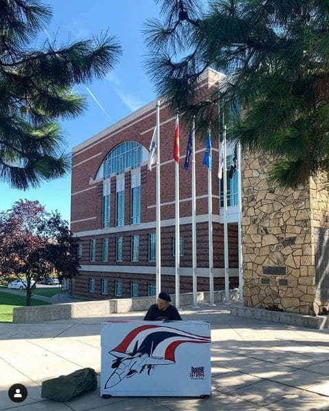 Photo of Klamath Falls, Oregon at EagleRidge High School, 677, South 7th Street, Klamath Falls, Klamath County, Oregon, 97601, United States. 🇺🇸✨Never Forget