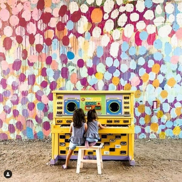 Public piano in Atlanta, Georgia, United States