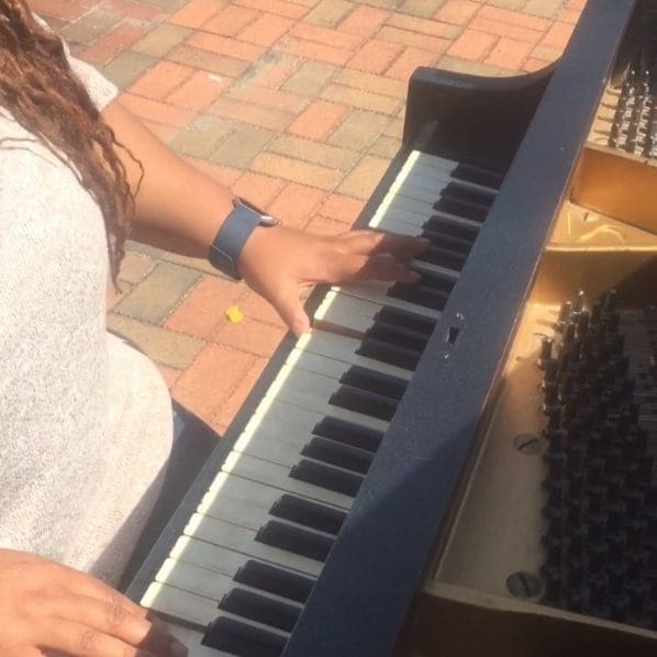 Public piano in Essex County, New Jersey, United States