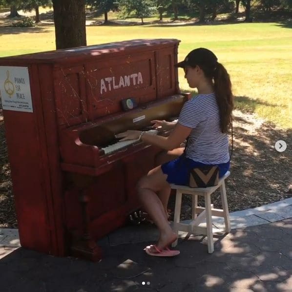 Public piano in Atlanta, Georgia, United States