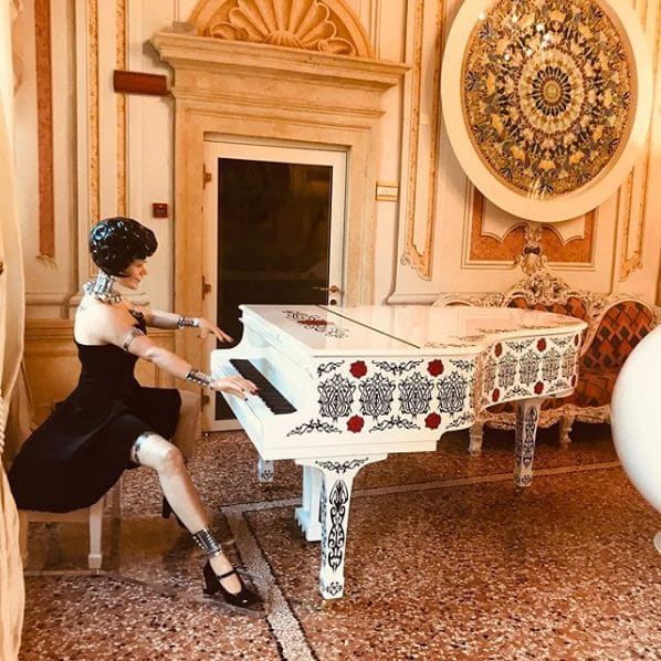 Public piano in Verona, Veneto, Italy