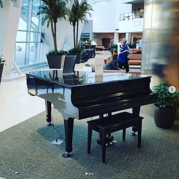 Public piano in Indianapolis, Indiana, United States