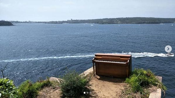 Public piano in Sydney, New South Wales, Australia