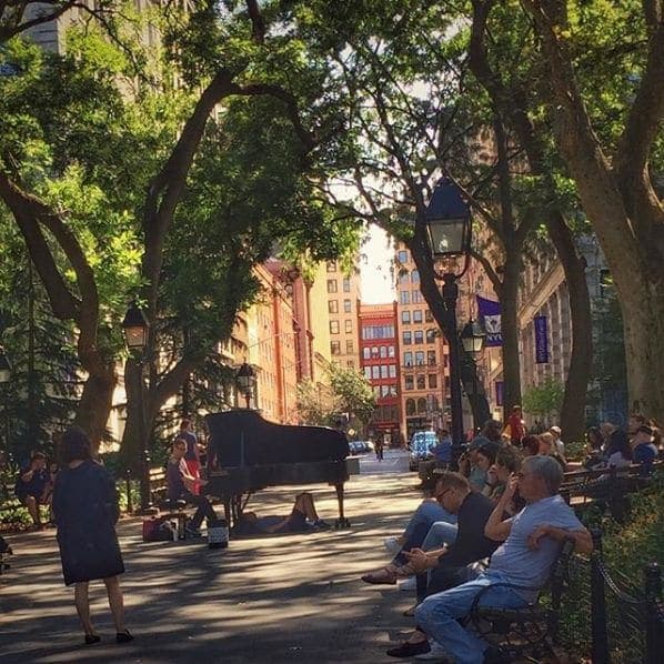 Photo of Washington Square Park at Washington Square Fountain, Washington Square South, Washington Square Village, Manhattan Community Board 2, Manhattan, New York County, New…