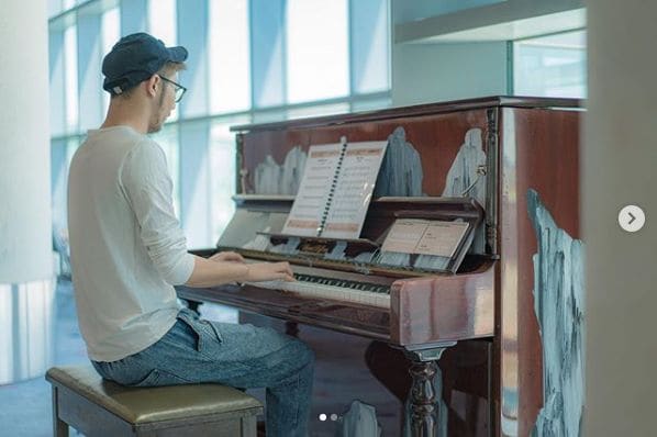 Public piano in 北安 Pac On, Macau, China