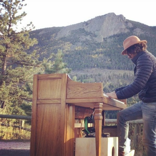 Public piano in Larimer County, Colorado, United States