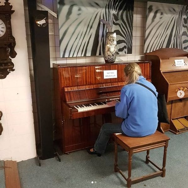 Public piano in Utrecht, Utrecht, Netherlands