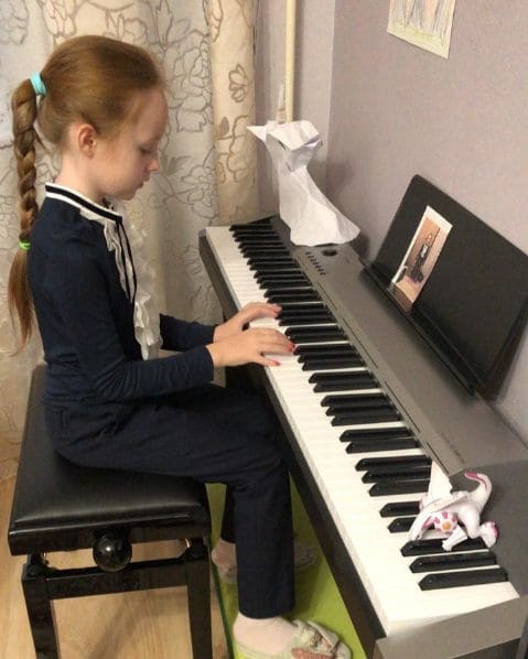 Public piano in Moscow, Moscow, Russia